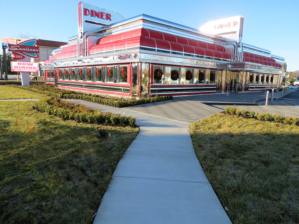 commercial concrete east tennessee, commercial construction Pigeon Forge, concrete pumping pigeon forge, concrete pumping sevierville, east tennessee concrete pumping, Pigeon Forge Commercial concrete, Pigeon Forge Commercial Construction, Pigeon Forge Sunliner Diner, Sunliner Diner Pigeon Forge